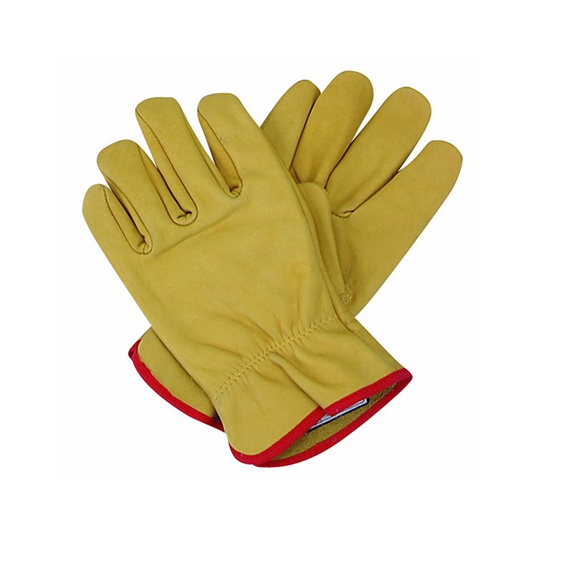 Guantes Vaqueta Amarilla